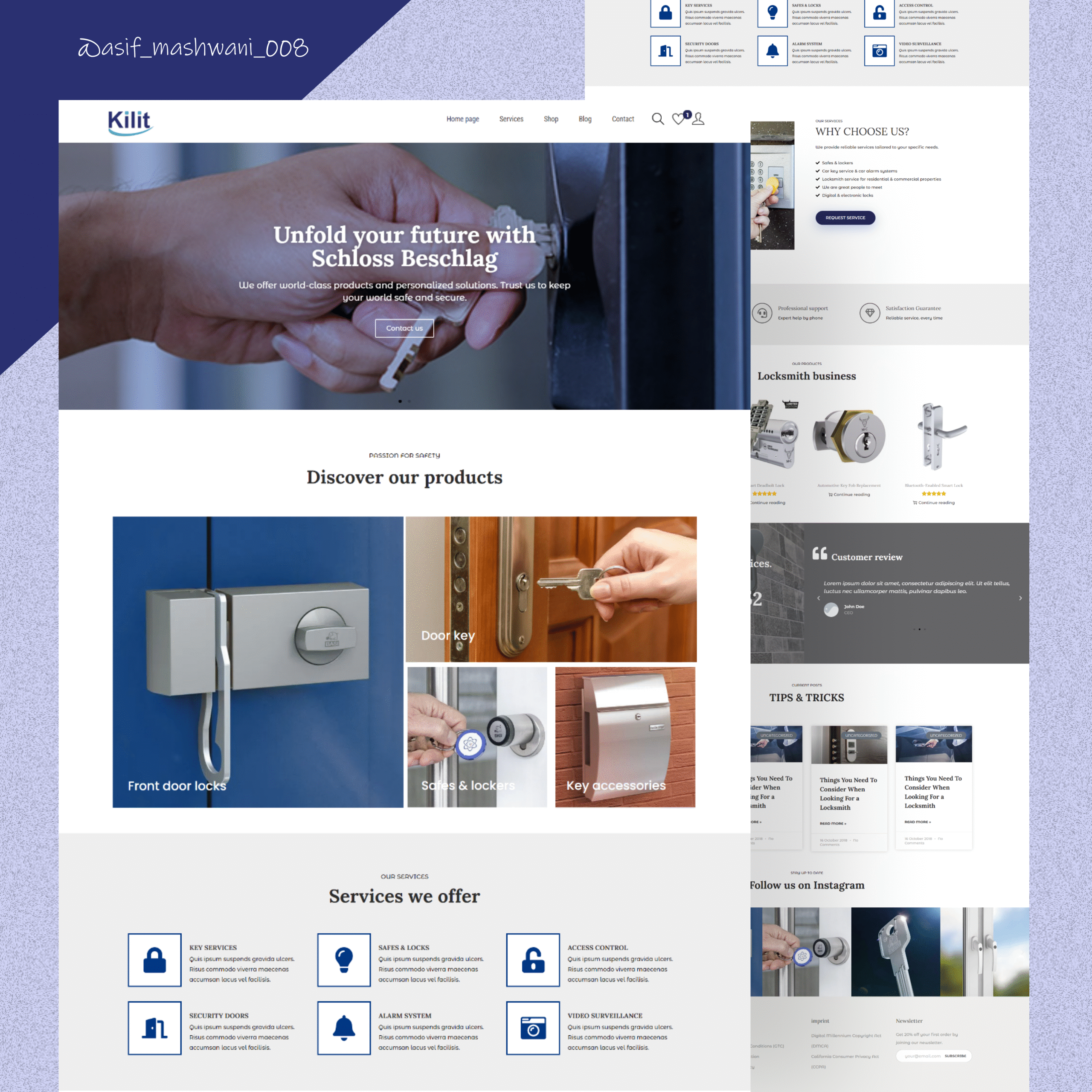 The Thinker Design Post