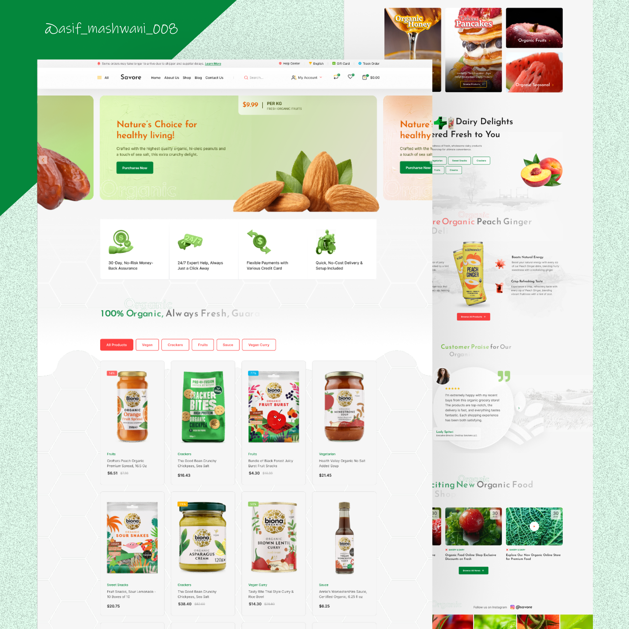 Organic Food Website