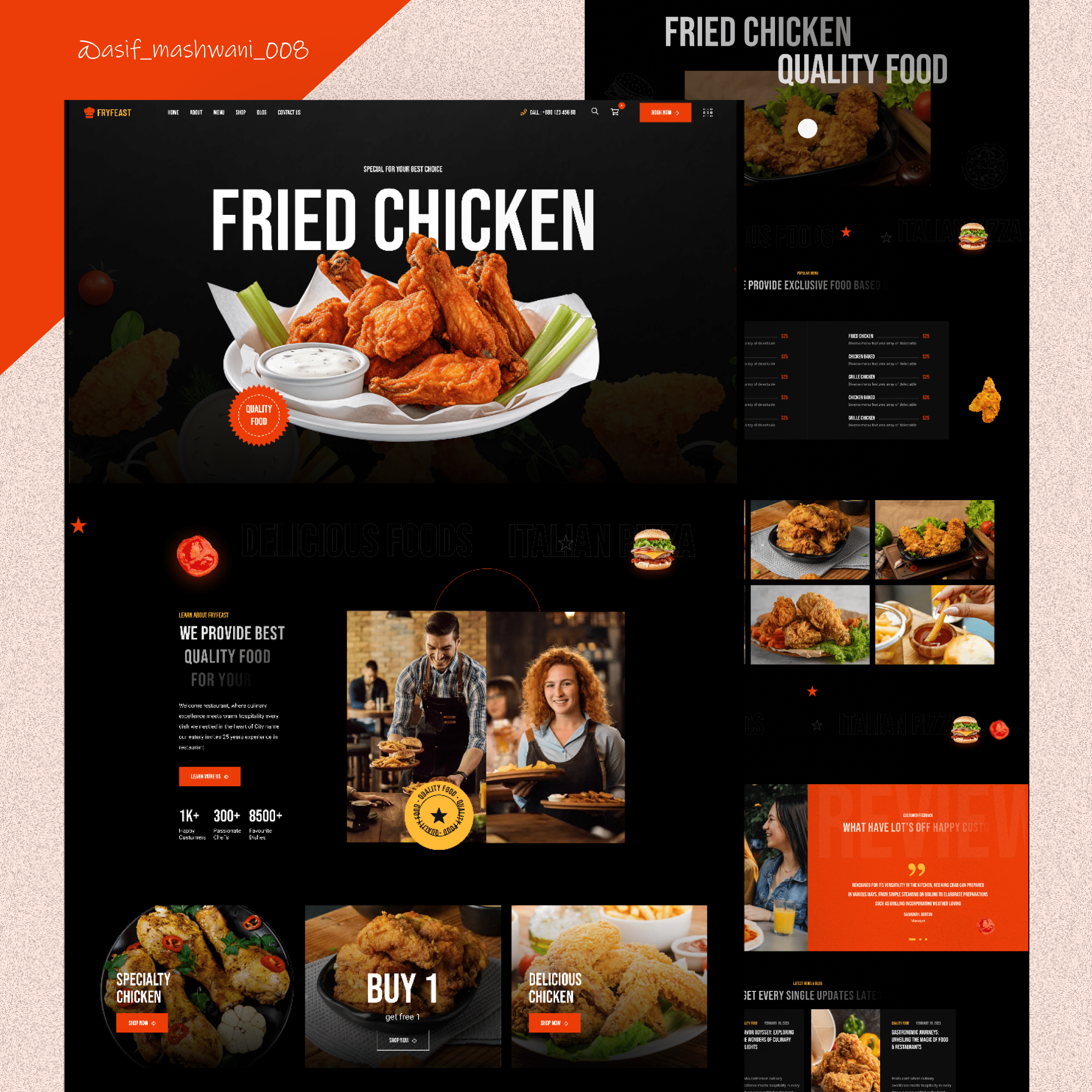 Fried Chicken Website