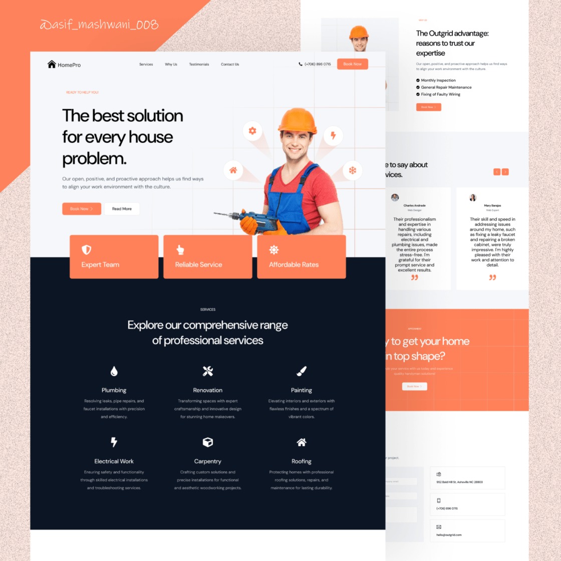 Home Services Website