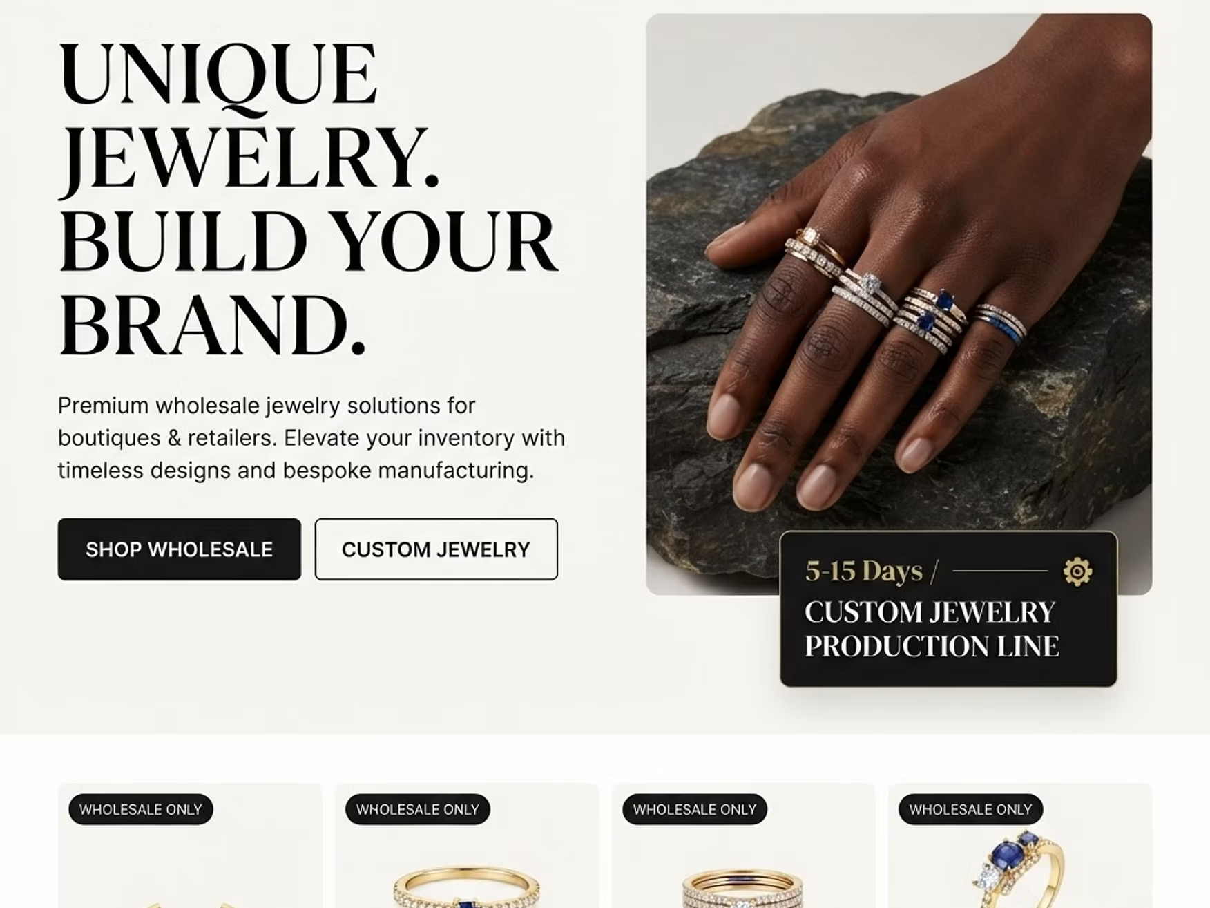Younique Jewelry Custom E-Commerce